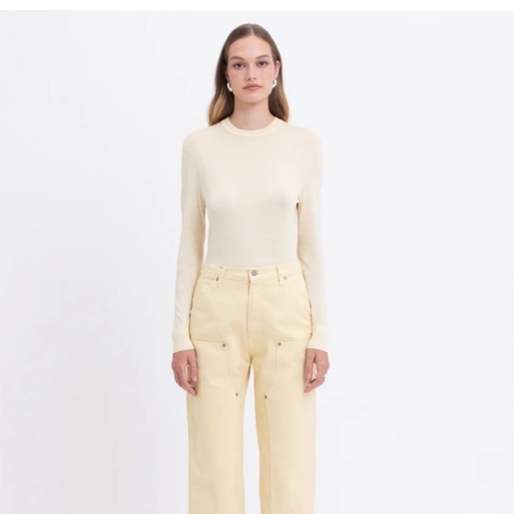 Renggli butter crewneck sweater